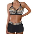 thumbnail image 1 of Mujeres Bikini Trajes de Baño Vintage Impreso Conservador Falda de Playa, Traje de Baño de Dos Piezas para las Vacaciones, 1 of 9