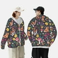 thumbnail image 6 of Easygdp Mushrooms Snails Butterflies Lightweight Long Sleeve Sun Shirt Sports long-Sleeved Sun Protective Clothing, Quick Drying Breathable - Medium, 6 of 9