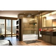 thumbnail image 5 of DreamLine Mirage-X 56-60 in. W x 58 in. H Frameless Sliding Tub Door in Chrome; Right Wall Installation, 5 of 9
