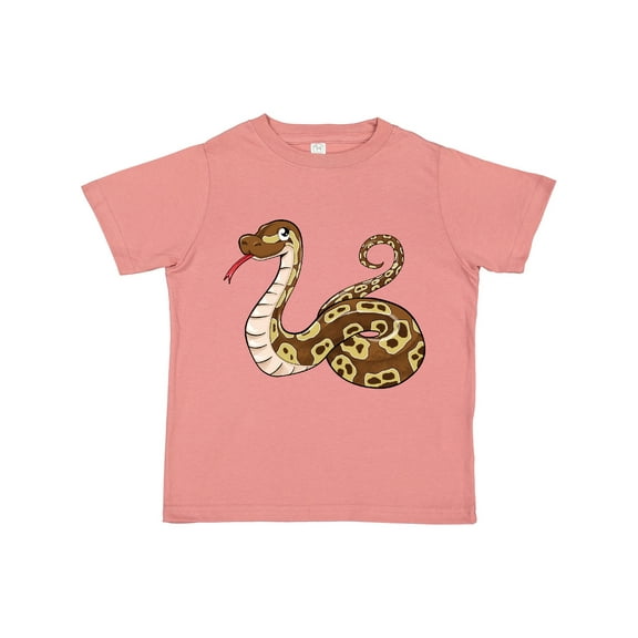 Inktastic Cute and Cuddly Ball Python Snake Boys or Girls Toddler T-Shirt