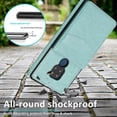 thumbnail image 5 of Funda de piel sintética estilo empresarial para Huawei Mate 20 con tarjetero, función billetera, función de soporte vertical, protección contra caídas, duradera., 5 of 5