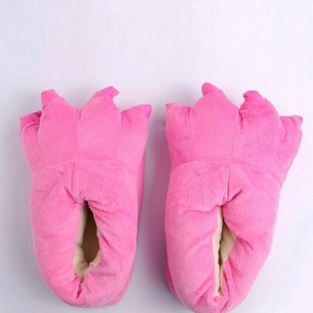 

Baby Girl Shoes Winter Warm Indoor Slippers Funny Animal Paw Monster Claw Girls Sneakers Pink One Size