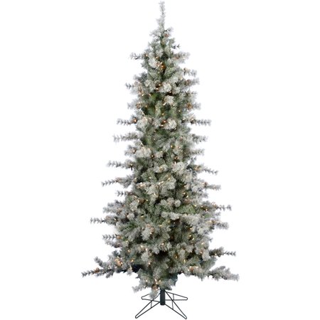 6.5 Ft. Pre-Lit Santa Head Artificial Christmas Tree With ...