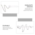 thumbnail image 2 of Miangastore Barrette Strass Perles Décoration de Coiffure 4 Pcs 3X1.4X0.5In, 2 of 8