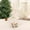 B, variant on Suncoda Artificial Pine and Cypress Decorate, Mini Christmas Tree Ornaments European Style Christmas Ingenious White Desktop Christmas Tree Decorations
