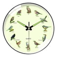thumbnail image 1 of Reloj de pared redondo y silencioso de 8 pulgadas de diámetro, ideal para decorar paredes o como regalo. Perfecto para cafeterías. Marco negro, 1 of 9