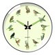 thumbnail image 1 of Reloj de pared redondo y silencioso de 8 pulgadas de diámetro, ideal para decorar paredes o como regalo. Perfecto para cafeterías. Marco negro, 1 of 9