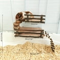 thumbnail image 5 of Milue Hamster Climbing Toys for Cage Wood Playground Chew Toy for Syrian Hamsters, 5 of 8