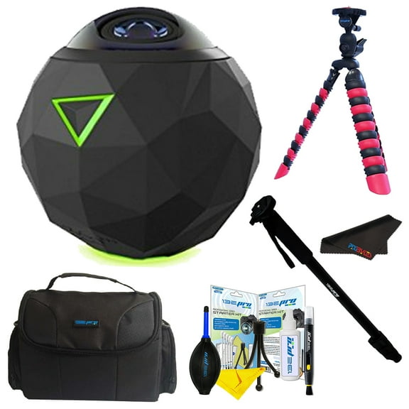 360fly 4K Video Camera 7PC Pixi Accessory Bundle