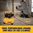 thumbnail image 6 of DEWALT Pancake Air Compressor, 6 Gallon, 165 PSI (DWFP55126),Multi, 6 of 6