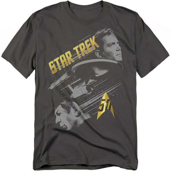 Star Trek 50 Year Frontier Officially Licensed Adult T-Shirt 2XL