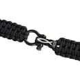 thumbnail image 3 of Savior Survival Gear Paracord Watch Band - Compatible with Apple Watch & iWatch Bands Series 42mm 44mm 45mm 49mm, 550 Paracord & Stainless Steel Shackle, Adjustable Straps, Men & Women (Black, Large), 3 of 6