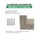 thumbnail image 3 of Set de 3 Repisas Flotantes estilo U 45 x 15 cm Teka Artico.330 Hanlob 3 Repisa Flotante Moderna, 3 of 6