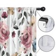 thumbnail image 4 of Blackout Kids Curtains,Pioneer Flower Floral Print Pattern Childrens Insulated Curtains Set Of 2,Bedroom Essentials,Toddler Room Decor 42"x54", 4 of 5