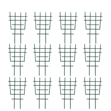 12 Pcs Garden DIY Mini Climbing Trellis Plastic Superimposed Potted Plant Support Garden Trellises for Potted Climbing Plants Vines