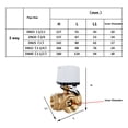 thumbnail image 7 of Ball Valve 1/2" 3/4" 1" 1-1/4" 1-1/2" 3 Way IP65 Waterproof Motorized Ball Valve 3-Wire 2 Control T/L Type Brass Electric Ball Valve, 7 of 7