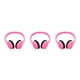 thumbnail image 5 of Tholdsy Auriculares plegables con cable de 3,5 mm para niños con micrófono, sonido estéreo HD, auriculares sobre la oreja para niños, rosa Type1 NO1, 5 of 6