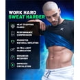 thumbnail image 3 of Traje de sauna Kewlioo, chaleco deportivo que atrapa el calor para hombre, 3XL, 3 of 9