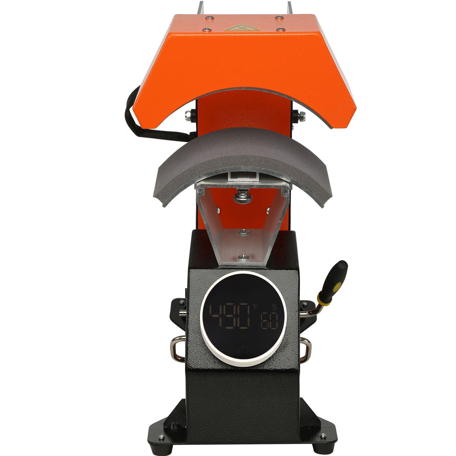 3 in 1 Automatic Hat Heat Press Machine with Interchangeable Plates 6.6x2.7 6.6x3.8 6.1x3 Inches UL Certified Digital Control Panel
