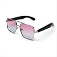 thumbnail image 1 of Gafas de Sol Inteligentes, Gafas para Música, Deportes Al Aire Libre, Impermeables, Anti-UV, Gafas con Bluetooth, Llamadas, para Hombres y Mujeres, Color Rosa., 1 of 10
