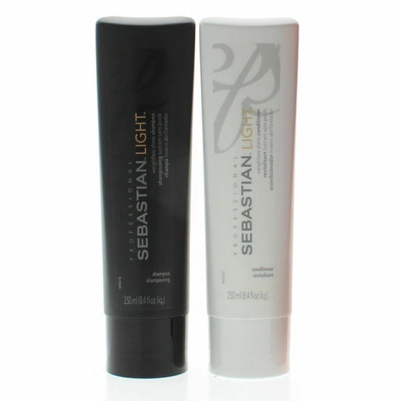 Sebastian Light Weightless Shine Shampoo and Conditioner 8.4 oz DUO