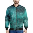 thumbnail image 3 of Sudadera con cremallera unisex con estampado 3D de galaxia y espacio psicodélico de moda Harajuku, ropa de gran tamaño para hombre, 3 of 5
