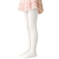 thumbnail image 2 of Toddler Baby Girl's Ribbed Tights Seamless Stretchy Knit Pantyhose Footed Leggings Comfortable Breathable Cotton Bottoms for School Dance Party Dress Daily Wear, 2 of 9