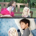 thumbnail image 3 of Bunny Stuffed Animal: Rabbit Plush Toy, Floppy Long Eared White Brynn Rabbit by Weupe, 17 inches, 3 of 7