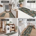 thumbnail image 5 of Multicolor Bigfoot and Text Pattern Kitchen Rugs Sets Of 3,Kitchen Runner Rugs Non Skid Washable,Decorative Kitchen Floor Mats for Kitchen,Sink,Laundry,17"x30"+ 17"x47" + 17"x59", 5 of 6