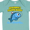 thumbnail image 4 of Inktastic Grandpa's Fishing Buddy (blue) Boys or Girls Baby Bodysuit, 4 of 5