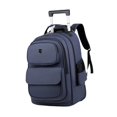 thumbnail image 3 of Mochila para ordenador portátil con ruedas, maletín con ruedas de tela Oxford para ordenador portátil, bolso de de negocios para pasar, 3 of 8