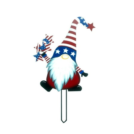 

Eudgs America Day Garden Art Outdoor Garden Backyard Branch Metal Animal Decoration Independence Day Card Slot Decoration Dress Shoe Men Ground Light Roast Coffee Garden Flags Happy Birthday Yard