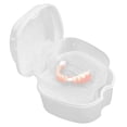 thumbnail image 4 of D-GROEE Denture Bath Case Cup Box Holder Storage Soak Container with Strainer Basket for Travel Cleaning, 4 of 7