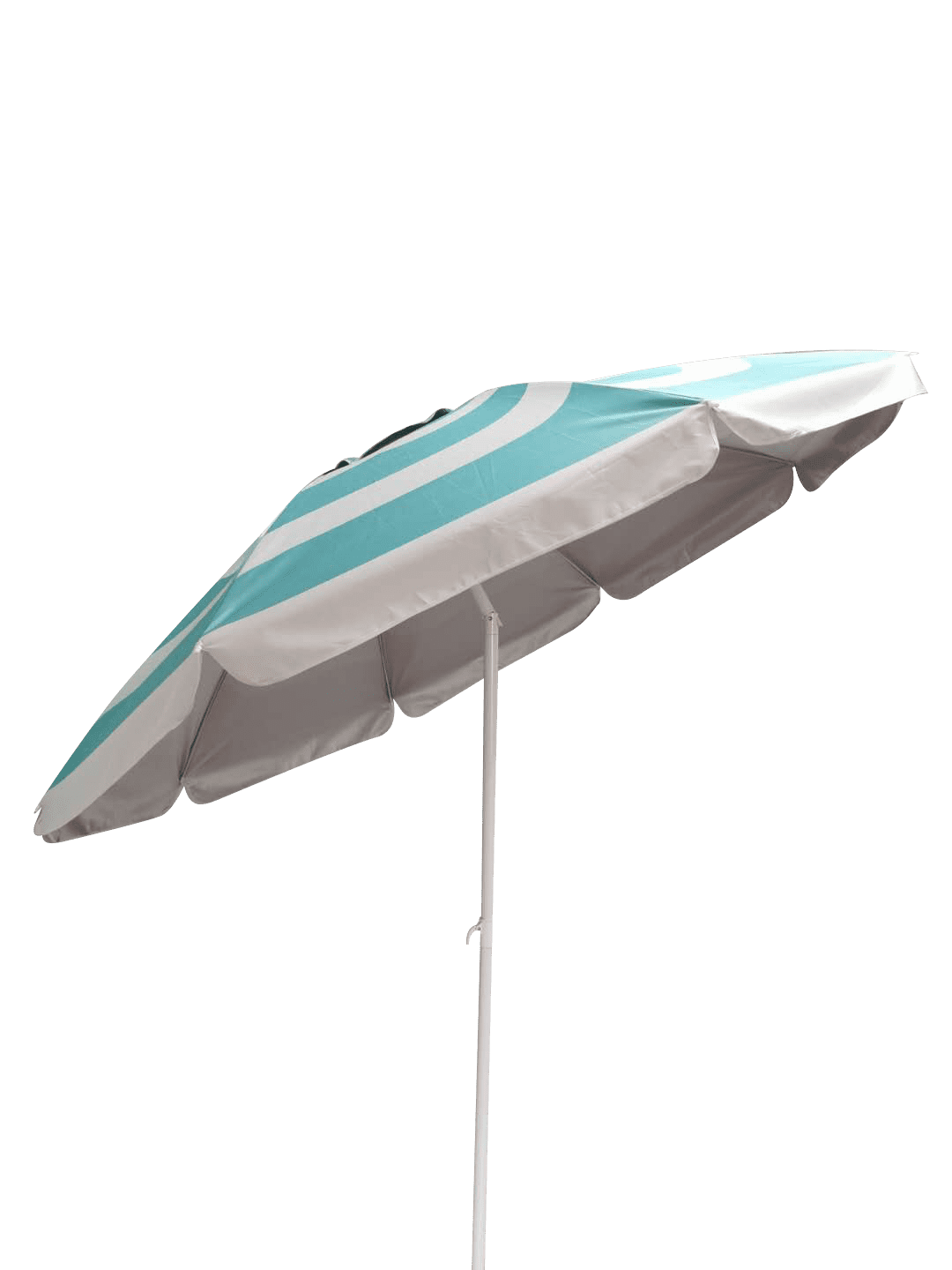 Palm Beach 84 inch Printed Beach Umbrella with Assorted Color Stripes