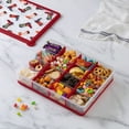 thumbnail image 3 of Cook with Color Red Boots Snackle Box with Airtight Leak-Proof Lid, Red, 3 of 5