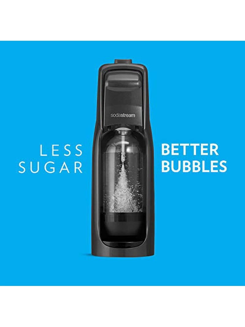 SodaStream Jet Sparkling Water Maker, 60L CO2 Cylinder, 1L Bottle