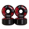 thumbnail image 1 of Ruedas de skate Cal 7 Catch-22 52 mm 100A en blanco y negro, 1 of 5