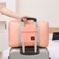 thumbnail image 4 of Large Capacity Luggage Portable Clothes Storage Bag Multi-Functional Travel Bag Foldable Boarding Can Set Trolley Case Bag DEEP BLUE, 4 of 6