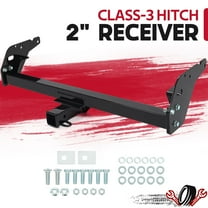Class 3 Trailer Rear Bumper Tow Hitch Receiver 2" For Toyota Tacoma 95-04 Black