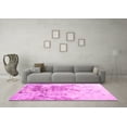 thumbnail image 3 of Ahgly Company Indoor Rectangle Solid Pink Modern Area Rugs, 2' x 3', 3 of 4