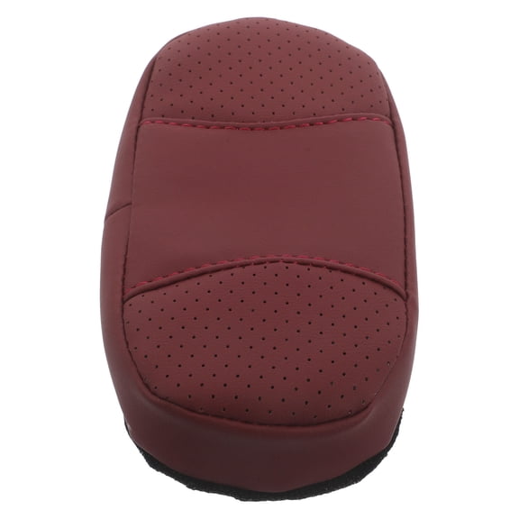GAXIRE Red Car Knee Cushion Pad with Leg Rest and Thigh Support for Enhanced Vehicle Seat Comfort and Driving Ergonomics