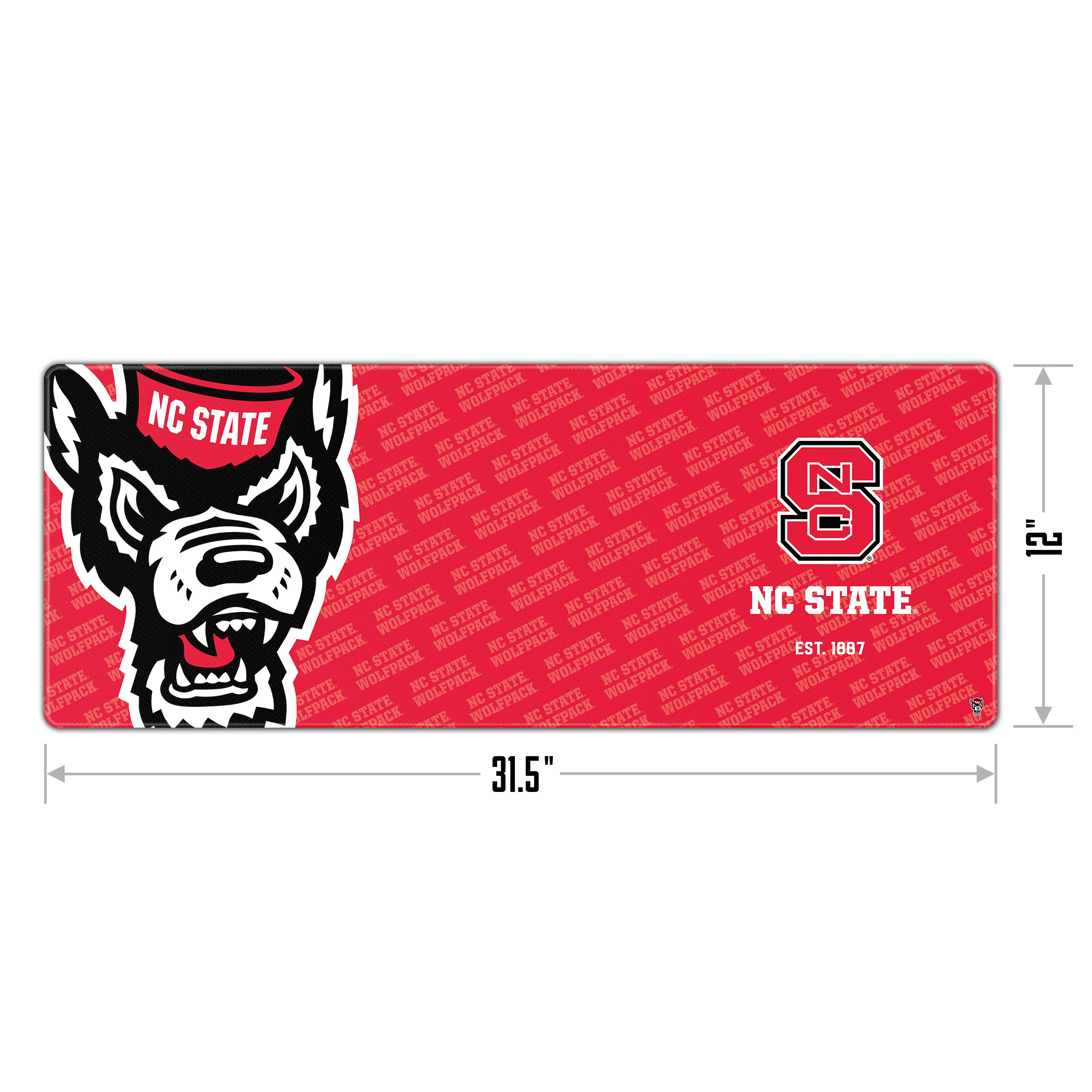 NC State Wolfpack Logo Series Desk Pad SMU