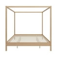 thumbnail image 4 of taoruifang King Size Canopy Bed Frame No Box Spring Needed,with Four Poster Platform Bed with Slats Support, 4 of 6