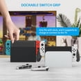 thumbnail image 6 of Switch OLED 2-in-1 Pluggable Base Grip Black, 6 of 11