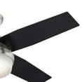 thumbnail image 5 of Hunter 44 inch Indoor Ceiling Fan with LED Light and Remote Control - Modern Ceiling Fan, Standard Mount, 4 Blades, For Bedroom, Living Room, or Kitchen, Quiet - Dempsey 59245, Brushed Nickel, 5 of 16