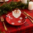 thumbnail image 4 of LSLJS Candy Bowl - Christmas Decorations Santa Claus Ceramic Bowls Hand Paint for Snack Dessert Cereal Soup, 7" Microwave Dishwasher Safe, 4 of 6