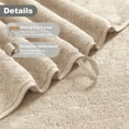 thumbnail image 4 of Smuge 18 pcs Bath Towel Sets, Include 6 Bath Sheet Towels, 6 Hand Towels, 6 Washcloths, Soft Microfiber Highly Absorbent Shower Towel for Bathroom Gym Spa(Camel), 4 of 7