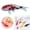 E, variant on 1Pack Miniature Koi Fish Figurines Fake Goldfish Decorations for DIY Fish Tank Dollhouse Miniature Garden Realistic Carp Statues for Creative Landscaping, Red