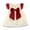 Beige, variant on Xihbxyly Girls Summer Dresses Toddler Kids Baby Girls Fashion Cute Sleeveless Sweet Mesh Bow Ruffle Dress