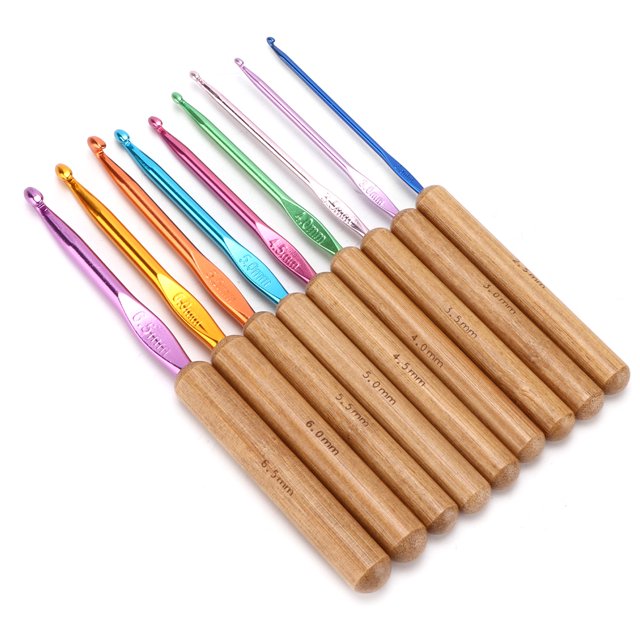 Agujas De Tejer, Juego De Ganchos De Ganchillo Kit De Ganchillo Para Hilo Para Tejer Para Manualidades Para Tejer